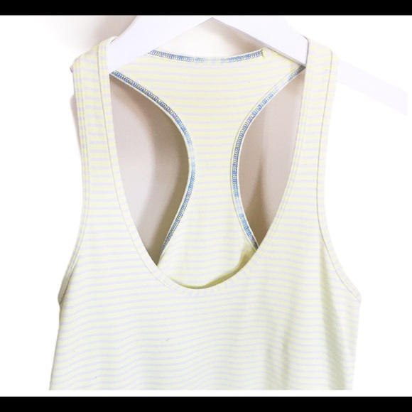 LULULEMON Cool RacerBack Tank Lemon/Lilac Size Small - Picture 5 of 11